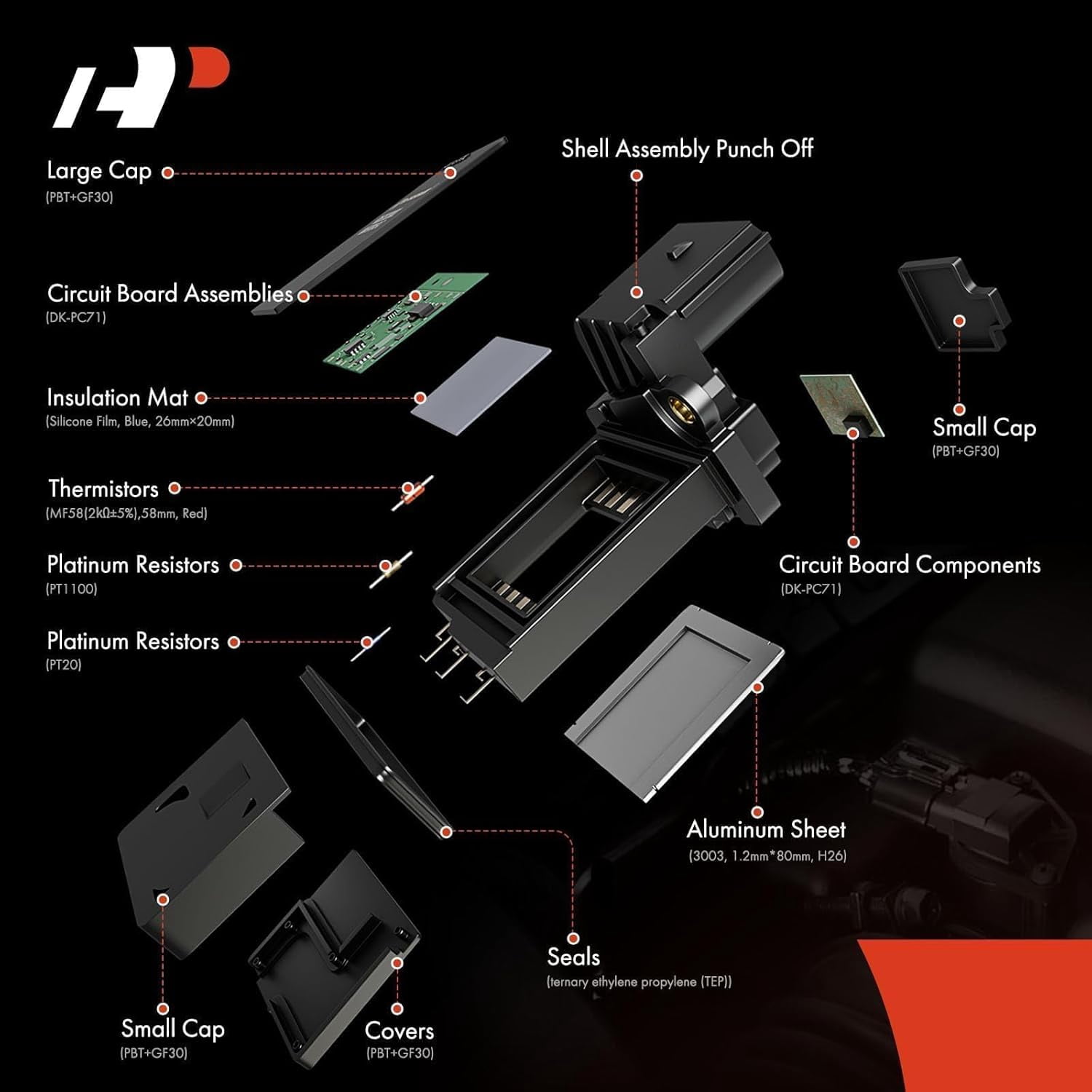 A-Premium Mass Air Flow Sensor Automotive Specialty Parts