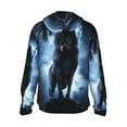 thumbnail image 3 of Haiem Night Scene of Wolves UPF 50+ Fishing Shirts for Men Long Sleeve UV Sun Protection Hoodie Non-Mask Outdoor Hiking Shirts, 3 of 9