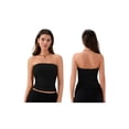 thumbnail image 2 of Raccmtaty Women Crop Mesh Tube Tops Summer Sheer Hem Bandeau Vest Backless Shirts for Streetwear Aesthetic Grunge Clothes, 2 of 8