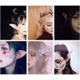 thumbnail image 4 of Pares de orejas de elfo de hada Pixie, elfo de hada de látex, orejas de cosplay para Halloween, Navidad, cosplay, cualquier fiesta temática, 4 of 5