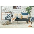 thumbnail image 4 of Rory Blue Sand & Gold Cotton Blend Accent Pillow 14" x 22", 4 of 5
