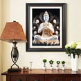 thumbnail image 5 of Pintura de diamante 5D Diy 2023 Nuevo Buda de loto Mosaico cuadrado/redondo completo Bordado religioso Costura Decoración del hogar A107, 5 of 5