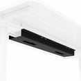 thumbnail image 4 of MotionGrey Under Desk Cord Management Cable Tray Organizer for Work Computer Tables, Home and Office Sit-Stand Desks - Black Color, 4 of 5
