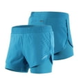 thumbnail image 1 of Shorts Deportivos Lixada Shorts para correr 2 en 1 para mujer Secado rápido Ejercicio de entrenamien Lixada Shorts Deportivos, 1 of 7