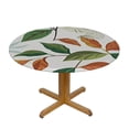 thumbnail image 3 of HAOXIT Round , fall Table cover,Elastic Edged Table Cloth Fits Round Tables 38-42, 3 of 8