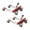 red, variant on Car Wheel Dolly Jack Set, 1500LBS Capacity Wheel Dolly with Hydraulic Tire Jack & Aluminium Twin Rollers, Heavy Duty Rollers with Foot Pedal for Tire Auto Repair Moving - Set of 2
