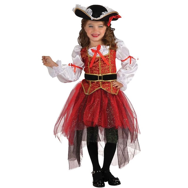 Disfraz de pirata Allinless para niños 4 piezas Halloween Talla S M L XL