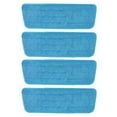 thumbnail image 2 of Happydeer Microfiber Mop Pads 4Pcs, Mop Pads Refills for 13''-15'' Spray Mop, Machine Washable Mop Pads Replacement for Multi-Surface Floor Cleaning Mop Pad Wet/Dry Cleaning Trawl Pads, Blue, 2 of 9