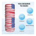 thumbnail image 4 of Cooling Neck Gaiter Face Cover Scarf Retro Usa Flag Protection Mask Windproof Hiking Cycling Running For Men Women, 4 of 7