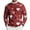 Red, variant on Fgvctg Romantic Valentine's Day Sweater for Men Crewneck Ribbed Knit Sweater Love Heart Print Soft Slim Fit Long Sleeve Pullover Sweaters Spring Lightweight Blouses Watermelon Red XL