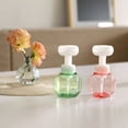 thumbnail image 6 of 4PCS 300ml Foam Soap Dispensers Foaming Bottle Flower-Shaped Bubble Hand Soap Bottle Facial Cleanser Foam Sub-Bottle Separate Bottling Face Washing Bottle, Green, 6 of 11