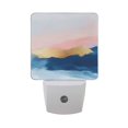 thumbnail image 6 of Yayeee LED Plug in Night Light for The Home with Auto Dusk to Dawn Light Sensors, 2 Pack, Abstract Painting, 6 of 6