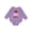 Lavender, variant on Plaid Bear Wild and 1 with Arrow Baby Fleece Bodysuit