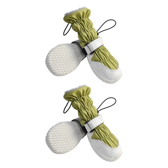 Durable All Weather Protective Dog Shoes With Enhanced Traction Sole For Outdoor Adventures And Indoor Comfortable Wear 4PCS