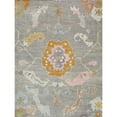 thumbnail image 7 of Pasargad Home Oushak Collection Hand-Knotted Wool Area Rug- 9'10" X 13' 5", 7 of 7