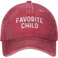thumbnail image 2 of Favorite Child Hat for Women Dad Hats Adjustable Caps, 2 of 7