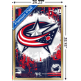 thumbnail image 2 of NHL Columbus Blue Jackets - Maximalist Logo 23 Wall Poster, 22.375" x 34" Framed, 2 of 5