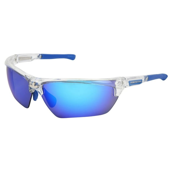 Anteojos de Seguridad MCR Safety Espejo Diamante Azul Marco Transparente