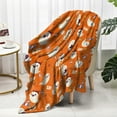 thumbnail image 6 of Halloween Decorations Blanket 4.26*4.92ft Pumpkin Ghost Plush Blanket-Soft Cozy Fleece Throw Blanket，Halloween Harvest Gifts for Kids & Home Decor, 6 of 7