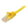 thumbnail image 2 of StarTech 45PATCH6YL 6ft Yellow Cat5e UTP Snagless Patch Cable, 2 of 2