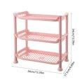 thumbnail image 3 of TACILIP Office Organization, Three Layer Bathroom Rack Kitchen Rack Multi Layer Storage Rack Desktop Storage Rack, Gifts for Mom, 3 of 6