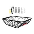 thumbnail image 2 of DYNWAVECA Bike Rear Basket Rustproof with Fixing Hardware and Tool Bicycle Rear Basket Style A, 2 of 8