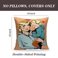thumbnail image 2 of LALILO Throw Pillow Covers Young Woman And Mother Her Child Mothers Day Cushion Cover 18" x 18", 2 Pack, 2 of 6