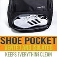 thumbnail image 4 of Athletico Youth Soccer Bag - Soccer Backpack & Bags for Basketball, Volleyball & Football | Includes Separate Cleat and Ball Compartments (Black), 4 of 9