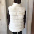 thumbnail image 5 of Chaleco de piel sintética con cuello alto para mujer, abrigo de imitación de zorro artificial, moda de otoño e invierno, novedad de 2023, 5 of 5