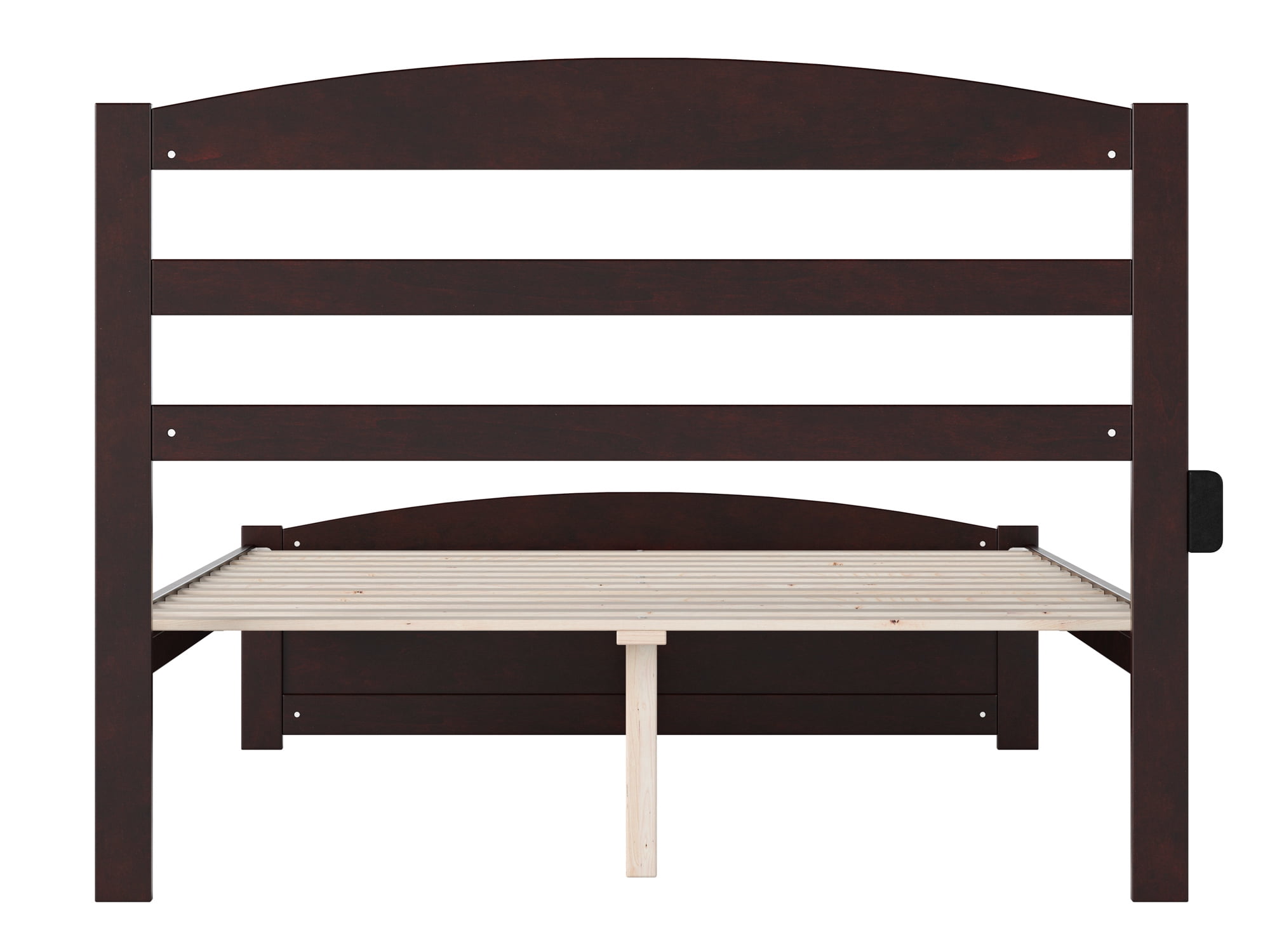 AFI Warren 14" Full Wood Platform Bed Frame with Headboard and Footboard, Espresso