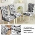 thumbnail image 5 of Colorful Retro Ethnic Paisley Dining Chair Covers 4 Pack with Vintage Floral Pattern Decorative Artistic Stretch Slipcovers Removable Seat Protector for Chic Home and Dining Areas, 5 of 7