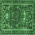 thumbnail image 1 of Ahgly Company Indoor Square Persian Emerald Green Traditional Area Rugs, 3' Square, 1 of 4