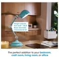 thumbnail image 5 of LED Desk Lamp Turquoise - ClearSun Tech, 3 Brightness, USB Port, Adjustable - Reading, Office, Bedroom Lighting, 5 of 5