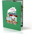 thumbnail image 4 of CUTPOPUP Christmas Card Pop Up, 3D Xmas Greeting Card (Christmas Train), 4 of 8