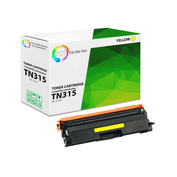 TCT TN315 Yellow Toner Cartridge - Premium Compatible Replacement for TN315 TN-315Y Yellow