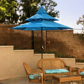 California Umbrella 8 5 Pagoda Market Pacifica Patio Umbrella