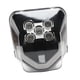 thumbnail image 2 of Faro de motocicleta,Conjunto de faro de motocicleta profesional 12V DC,Faro de motocicleta,luz de espejo redonda doble,Montaje de faro delantero del motor Fácil instalación,Piezas de, 2 of 8