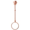 thumbnail image 1 of Clip de anillo Soporte de anillo manos libres de latón unisex con decoración ajustable Perchero para joyería de mano, 16 mm, oro rosa mate Scienceny HA003784-05, 1 of 6