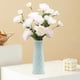 thumbnail image 4 of Botellas De Plástico Jarrón de plástico verde para flores secas y húmedas, tejido de imitación de ratán, contenedor decorativo (1 unidad) JASKFLY, 4 of 8