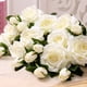 thumbnail image 2 of Toystoory Ramo de novia Artificial, decoración de hortensias para boda, hogar, rosa, 1 ud. Kits de decoración para fiestas Blanco, 2 of 5