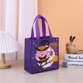 thumbnail image 5 of Bolsa de regalo personalizada de Halloween, telas no tejidas, bolsas de mano para envolver regalos, pedir dulces y suministros para recuerdos de fiesta, 5 of 5