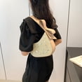 thumbnail image 3 of Bolso Tejido Hobo Paja para Mujer Con Lazo Diario Verano, 3 of 6