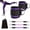 Purple, variant on Ankle Resistance Bands with Cuffs,Resistance Bands for Working Out,Glutes Hip & Leg Exercise Equipment for Home Gym,Kickback Ankle Strap for Women,Black