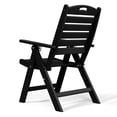 thumbnail image 6 of WestinTrends Malibu HDPE Adjustable Highback Folding Patio Dining Chair, Black, 6 of 15