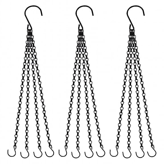 LAMIRO Hanging Baskets Chains 23.5" Long Flower Pot Chain