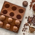 thumbnail image 4 of Creative Chocolate Bomb Mold, Semi Sphere Baking Molds with Heat Resistant Food Grade Silicone, Ideal for Home Chefs Seeking Quality, Long-Lasting Durable, Multi-Functional Use, 4 of 5