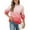 Hot Pink, variant on Olyvenn Women Gradient Print Crew Neck Long Sleeve Loose Fit Hoodless Sweatshirt Casual Comfortable Fall Tops Green XL