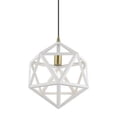 thumbnail image 4 of 41328-13 Livex Lighting Ashland - 1 Light Pendant In Geometric Style-20.75 Inches Tall and 13 Inches Wide-Textured White/Antique Brass Finish, 4 of 11
