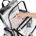 thumbnail image 3 of Mochila Fuyicat Heavy Duty de PVC transparente negro, 3 of 5