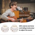 thumbnail image 3 of Guitar Magnetic Single Coil Noiseless Pickup Folk Acoustic Guitar Sound Hole Pickup Electric Guitar Pickup Wiring with Volume and Tone Knobs, 3 of 5